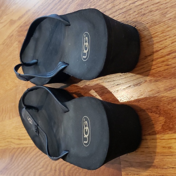 UGG Flip Flop Sandals - Black- size: 7 - Picture 4 of 10